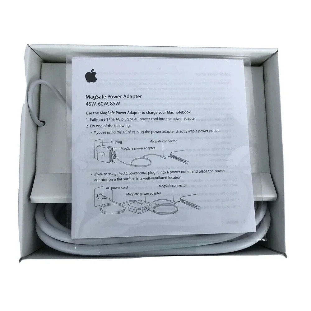 Original APPLE MacBook Pro‎ 60W MagSafe1 Power Adapter Charger - MC461LL/A A1344